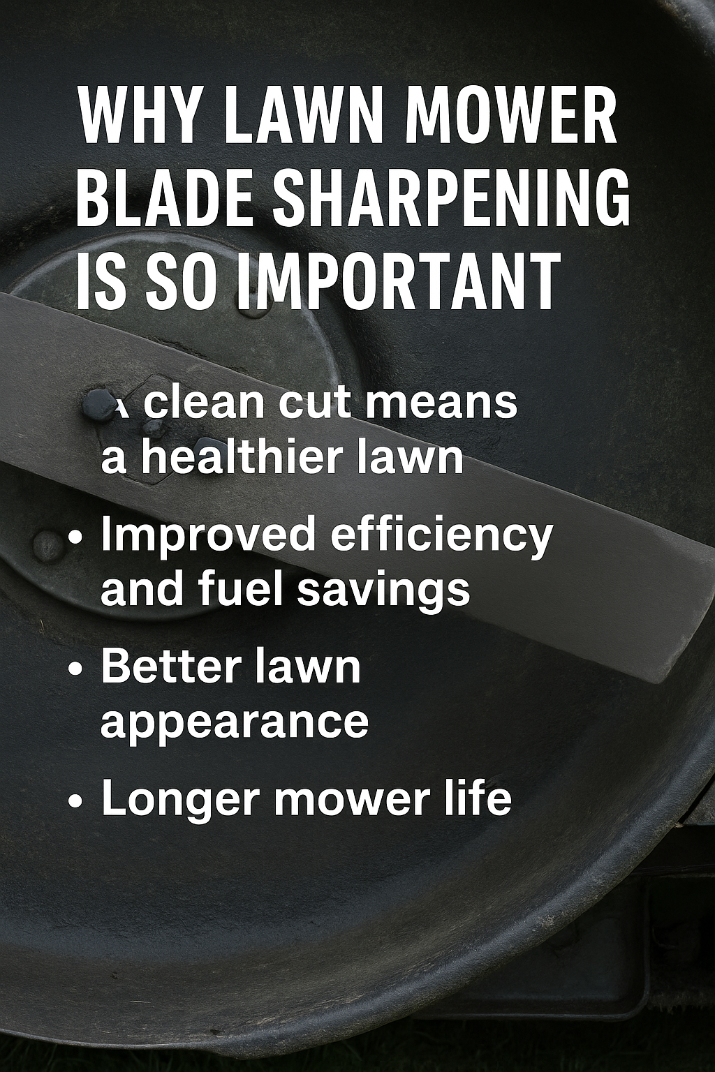Why Lawn Mower Blade Sharpening Is So Important