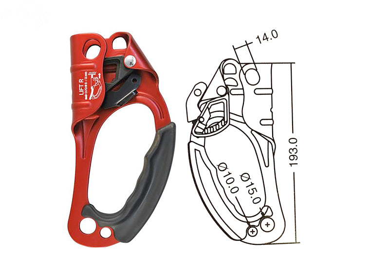 Rotary Single Lift Ascender-Right