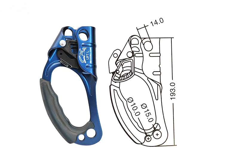 Rotary Single Lift Ascender - Left