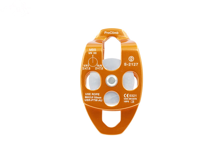 Rotary Double Sheave Rope Pulley