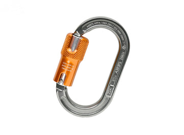 Rotary Pro Climb I-Beamer Twist Lock Oval Carabiner