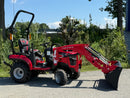 MAHINDRA TRACTOR 1123 with 60" Mower 4WD ROPS HST, Loader, Backhoe-3