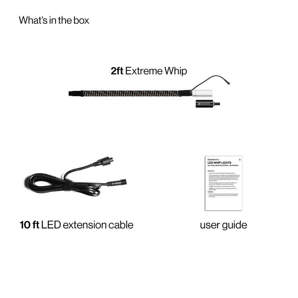 ECOXGEAR Extreme Whip Qty 1 x 2 ft
