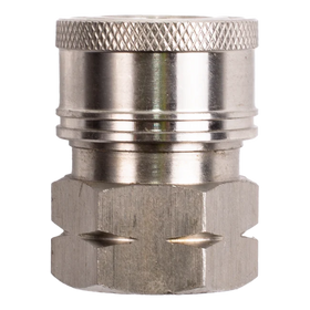 QC SOCKET 3/8" FNPT STAINLESS STEEL