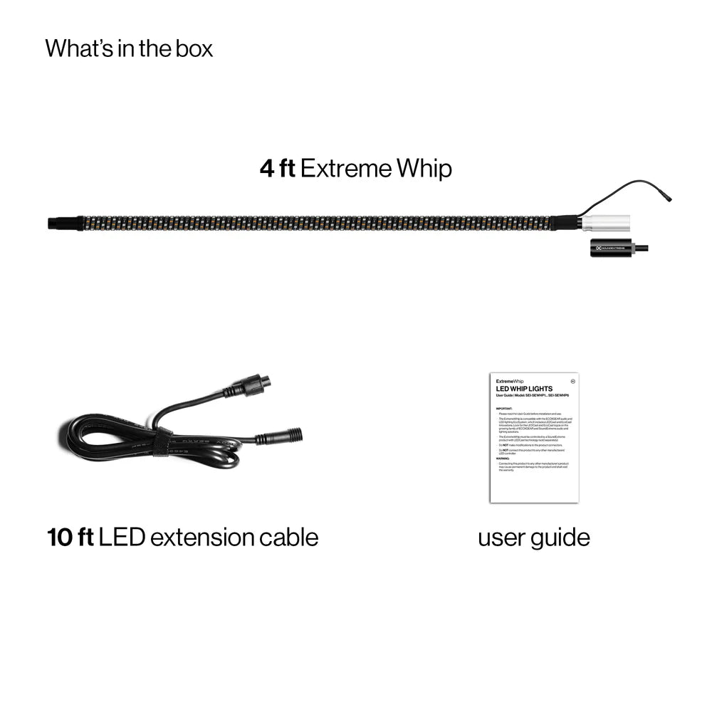 ECOXGEAR Extreme Whip Qty 1 x 4 ft