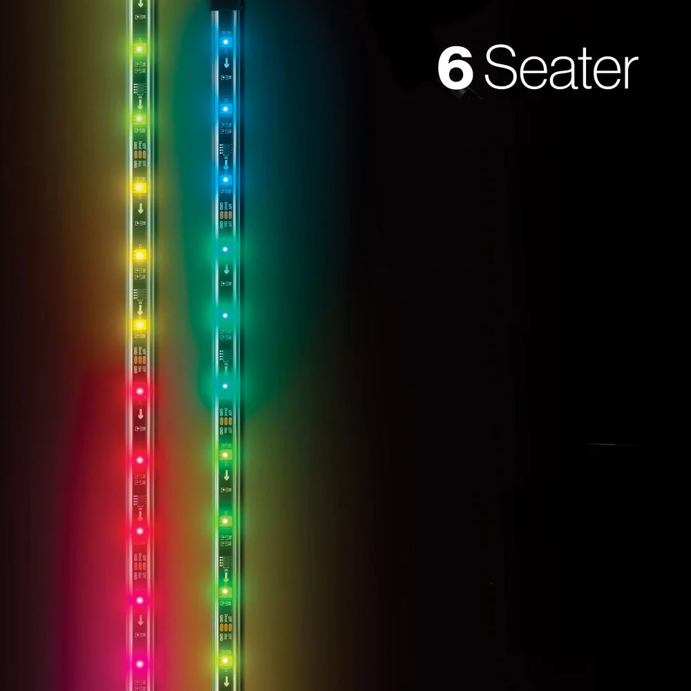 ECOXGEAR Extreme Strips - 6 Seat Cart (No LED Controller)