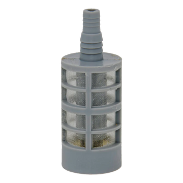 CHEMICAL STRAINER PLASTIC W/CHECK VALVE