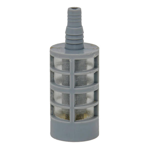 CHEMICAL STRAINER PLASTIC W/CHECK VALVE