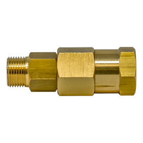 PA BRASS SWIVEL 1/4" M/F 4050 PSI