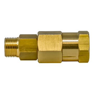 PA BRASS SWIVEL 1/4" M/F 4050 PSI