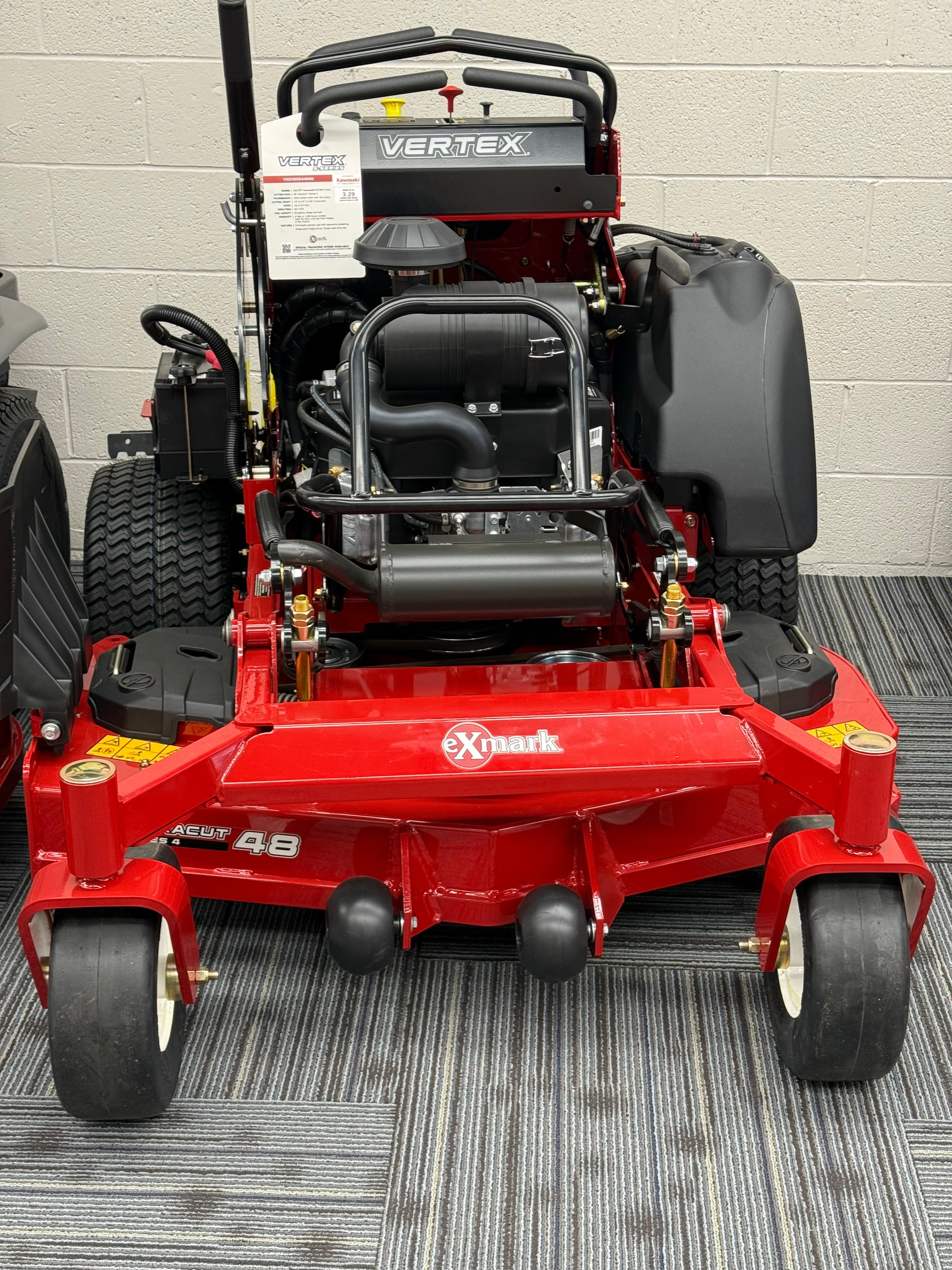 Exmark® Vertex S-Series – 48in Stand-On Mower | 23.5HP Kawasaki
