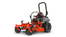 Gravely Pro-Turn 48-inch zero-turn mower, orange and black, durable design for professional landscaping.