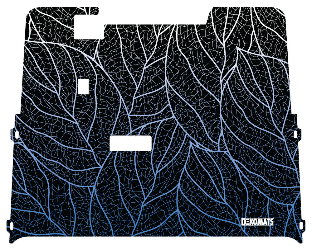 DEKOMATS Blue Cover Up Golf Cart Mat