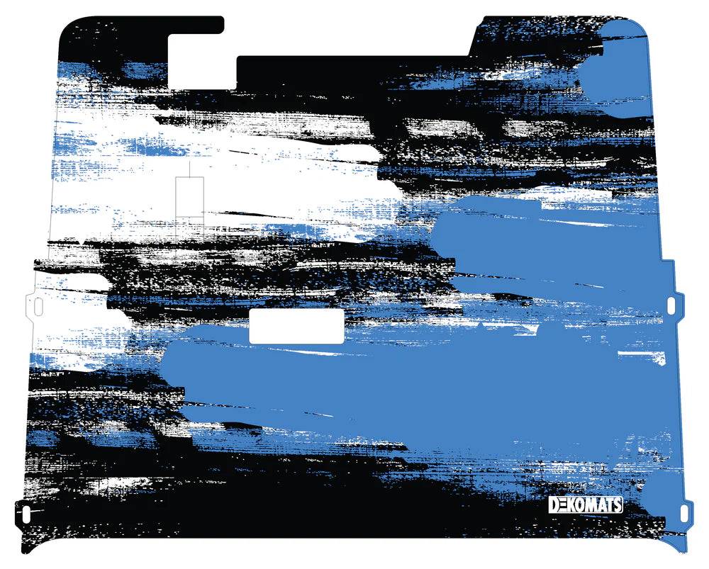 DEKOMATS Blue Strike Golf Cart Mat