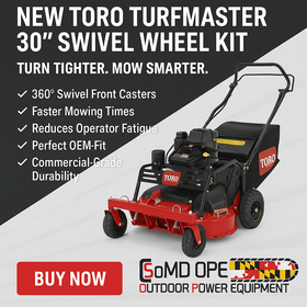 Toro 30" Toro TurfMaster HDX Caster Swivel Wheel Kit