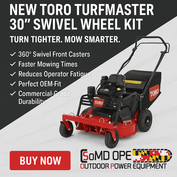 Toro 30" Toro TurfMaster HDX Caster Swivel Wheel Kit