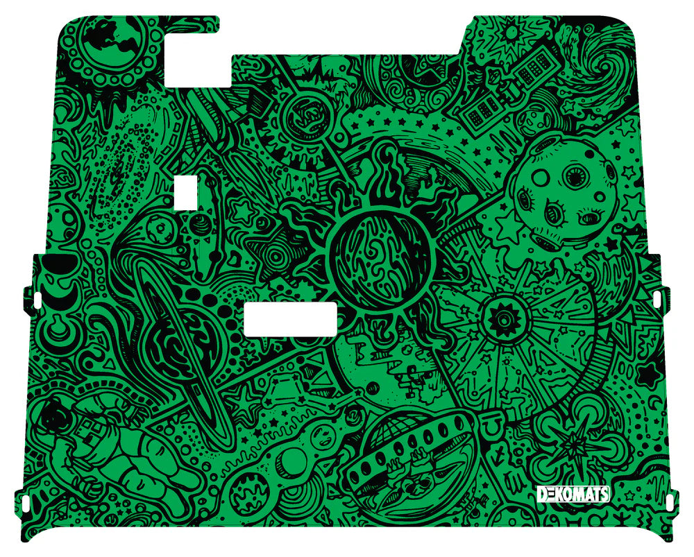 DEKOMATS Green Astro Golf Cart Mat