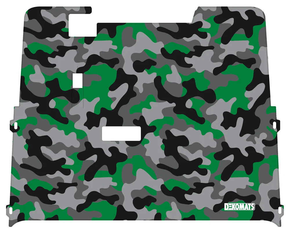 DEKOMATS Green Camo Golf Cart Mat
