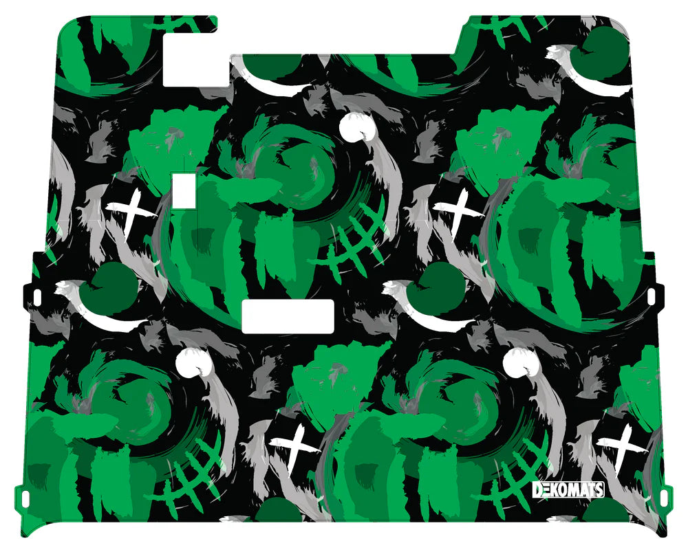 DEKOMATS Green Hindsight Golf Cart Mat