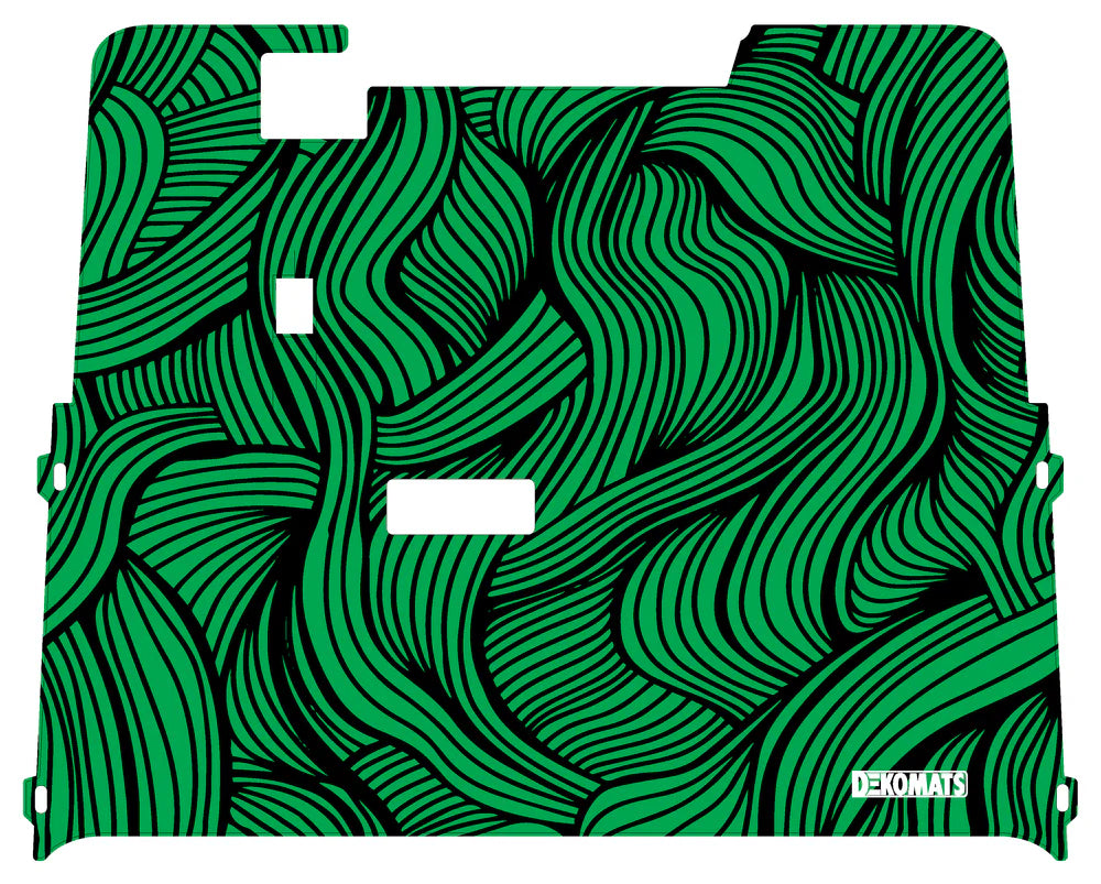 DEKOMATS Green Intertwined Golf Cart Mat