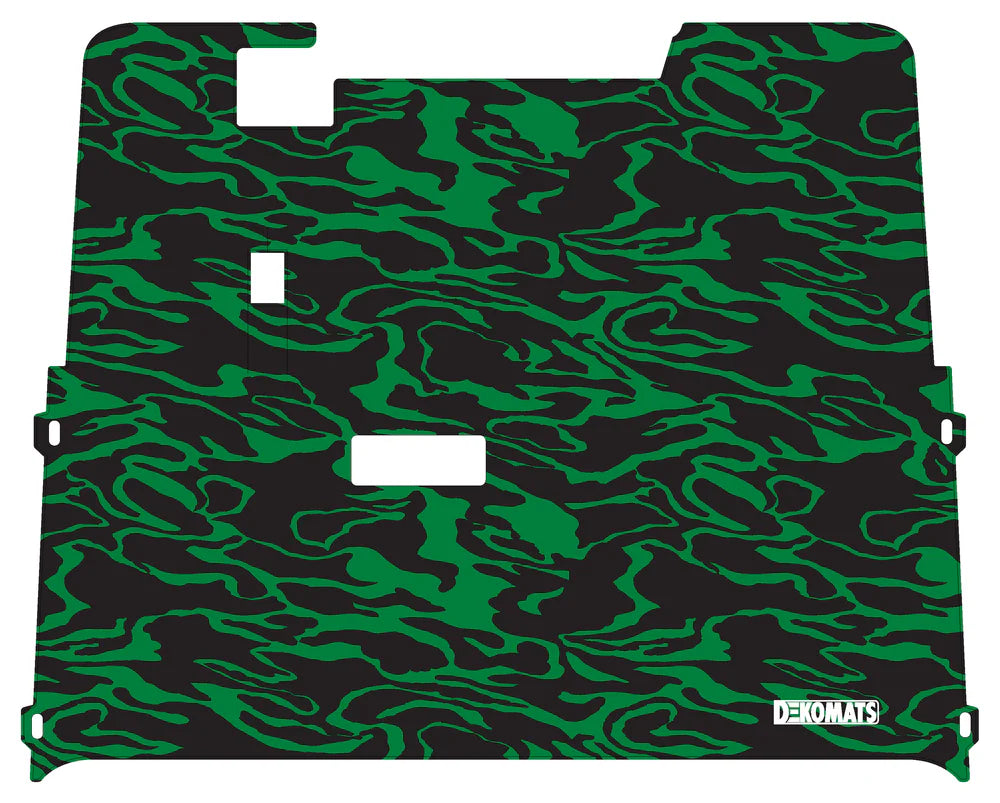 DEKOMATS Green Modern Camo Golf Cart Mat