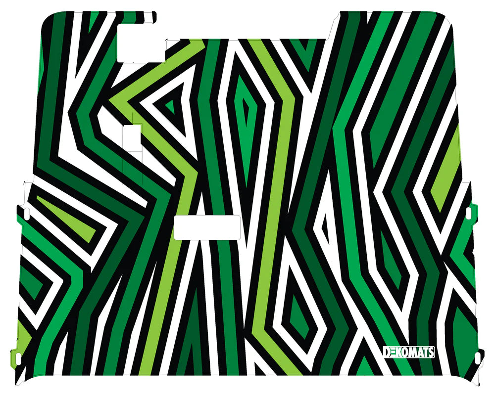 DEKOMATS Green South Beach Golf Cart Mat