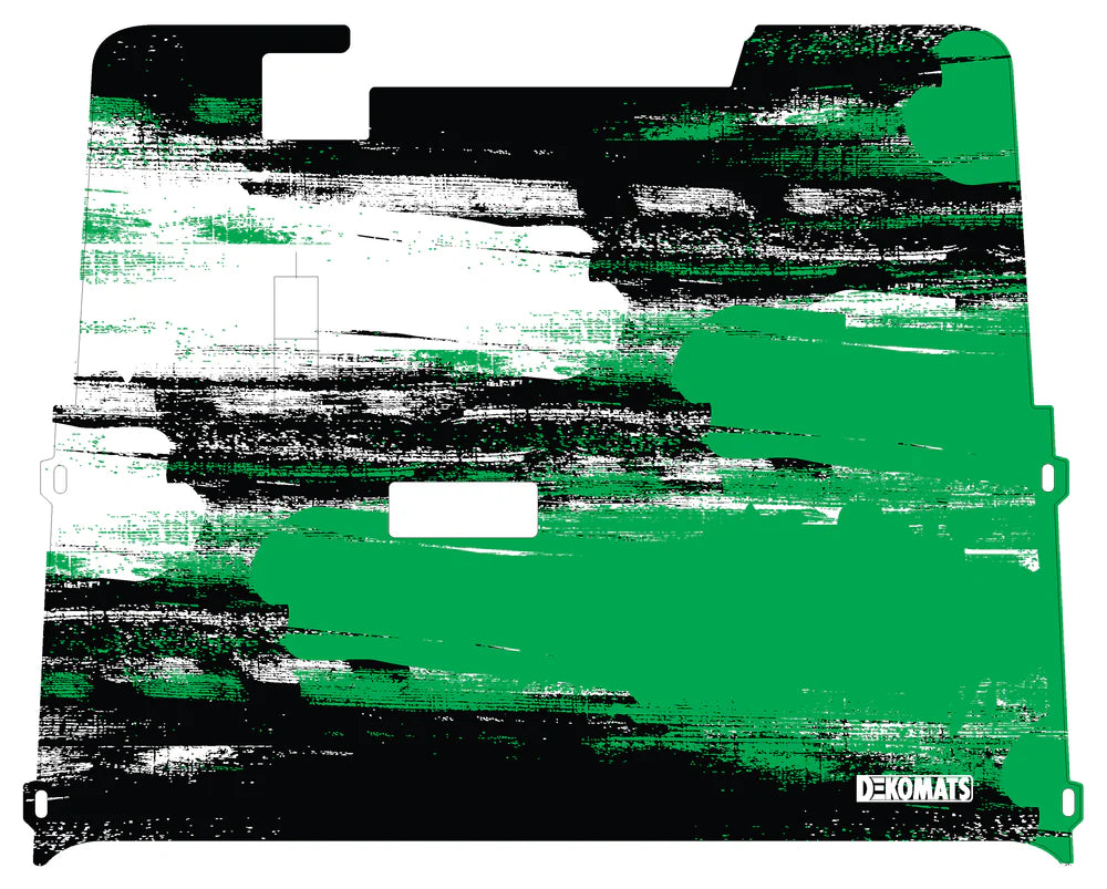 DEKOMATS Green Strike Golf Cart Mat