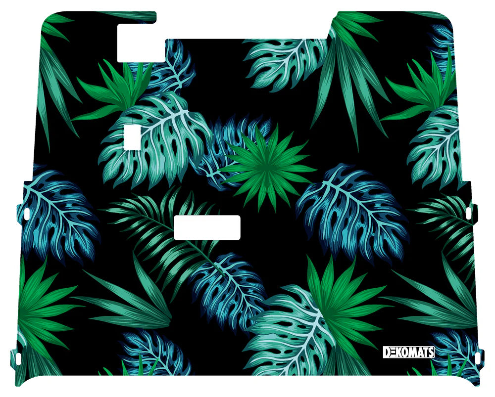 DEKOMATS Green Tropics Golf Cart Mat