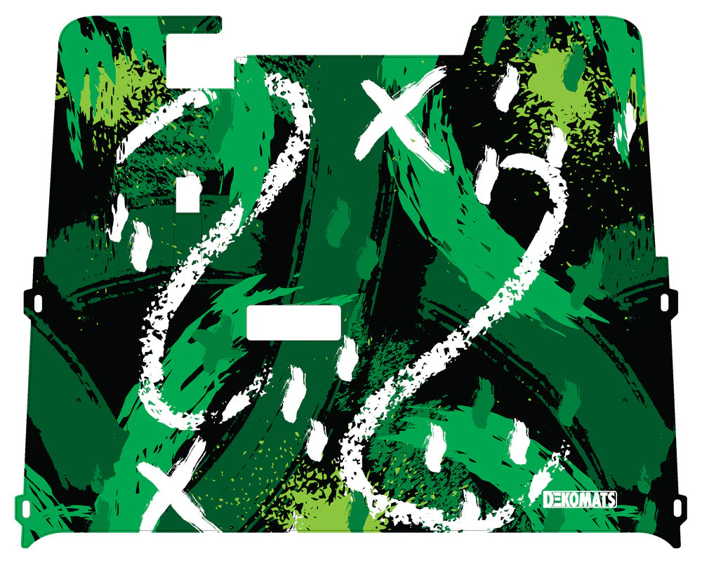 DEKOMATS Green Utopia Golf Cart Mat