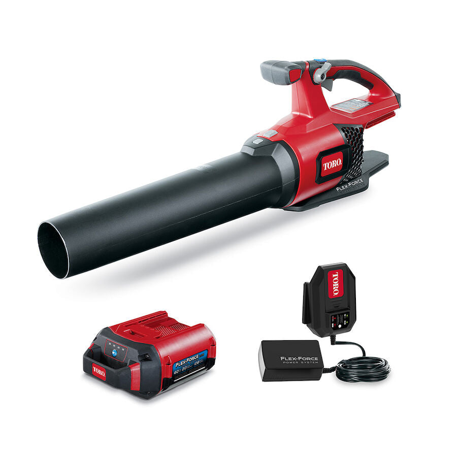 Toro 60V MAX* 110 mph Brushless Leaf Blower with 2.0Ah Battery (51821) - 0