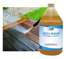 Meta Wood Wood Cleaner + Restorer 1 Gallon