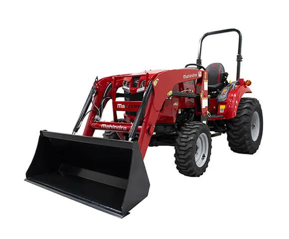 1635 Mahindra Tractor 4WD ROPS SHUTTLE with Ind Tires, Loader
