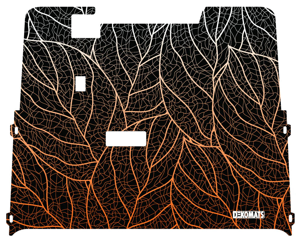 DEKOMATS Orange Cover Up Golf Cart Mat