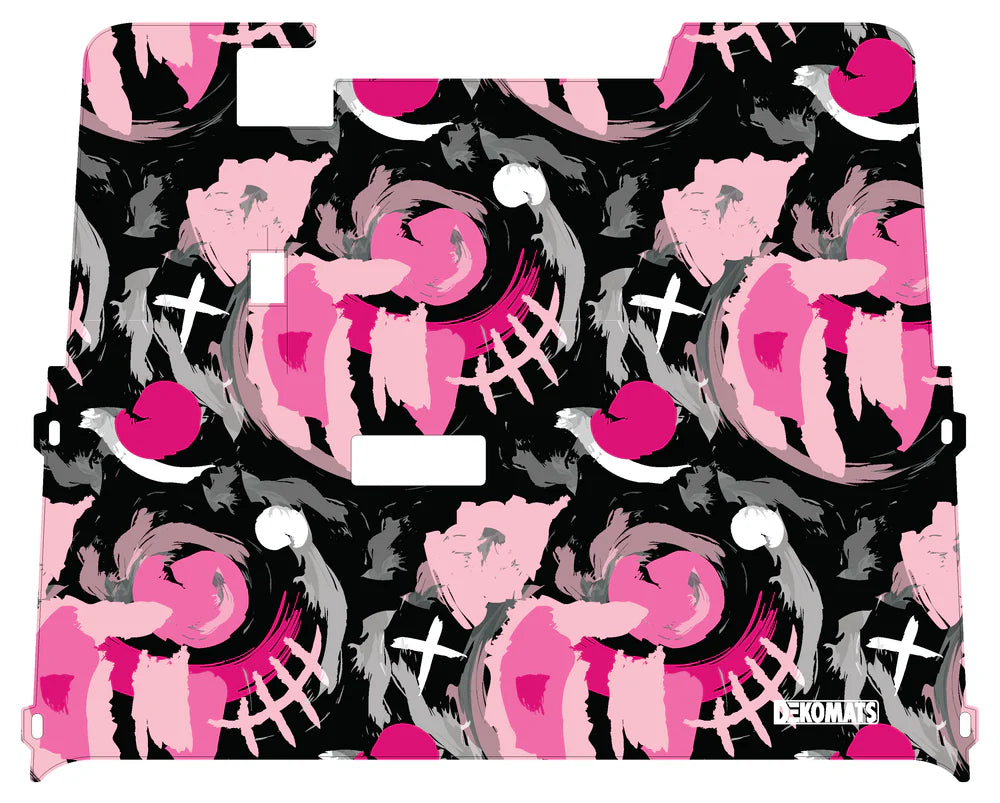 DEKOMATS Pink Hindsight Golf Cart Mat