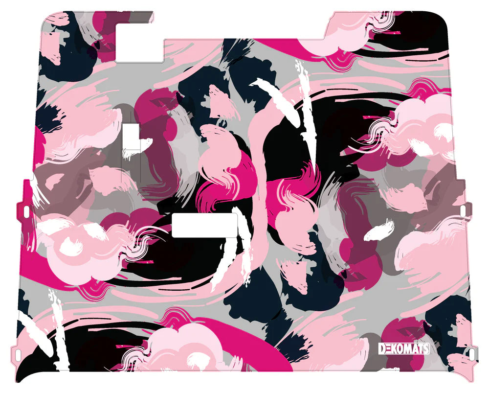 DEKOMATS Pink Wetwork Golf Cart Mat