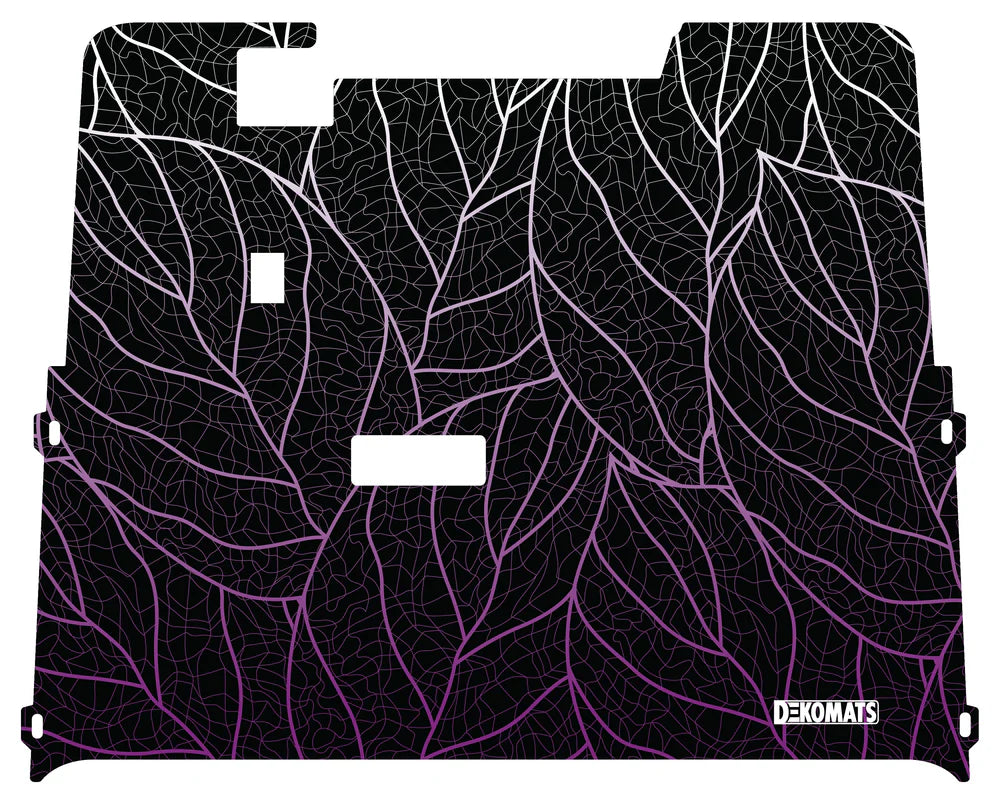 DEKOMATS Purple Cover Up Golf Cart Mat