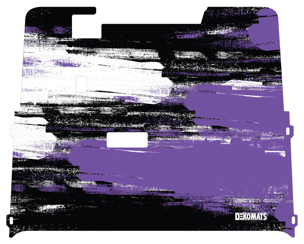 DEKOMATS Purple Strike Golf Cart Mat