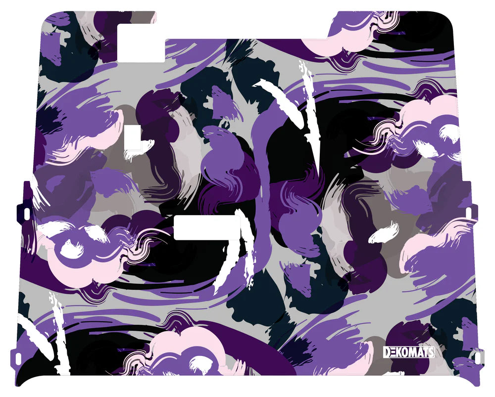 DEKOMATS Purple Wetwork Golf Cart Mat