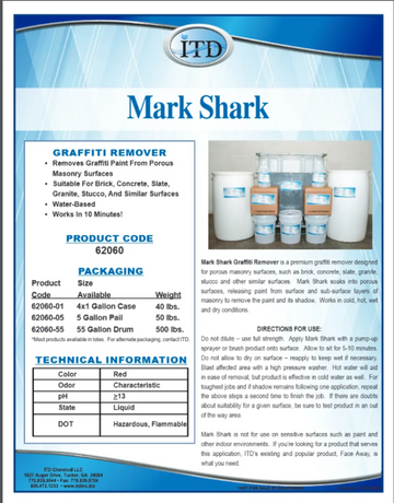 Mark Shark – Graffiti Remover 1 Gallom - 0