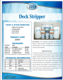 Deck Stripper – Paint & Stain Remover 1 Gallon-2