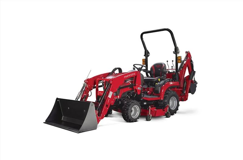 1126 Mahindra Tractor 4WD ROPS HST, Loader, Backhoe