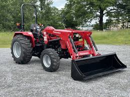 5155 Mahindra Tractor 4WD ROPS SHUTTLE with Ind Tires, Loader