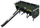 Durable green 36-inch ground plow attachment for tractors, featuring robust design and easy connection.