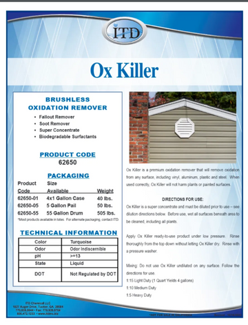 Ox Killer 1 Gallon - 0