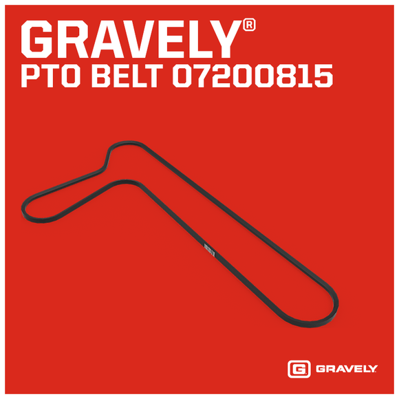 Zero-Turn V-Belt - Raw Edge 07200815