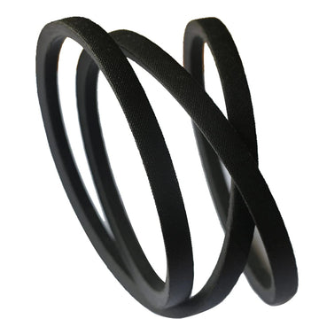 Set of three black rubber O-rings for durable sealing and gasket applications.