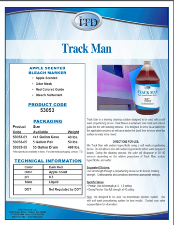 Track Man – Apple Scented Bleach Marker 53053 1G - 0